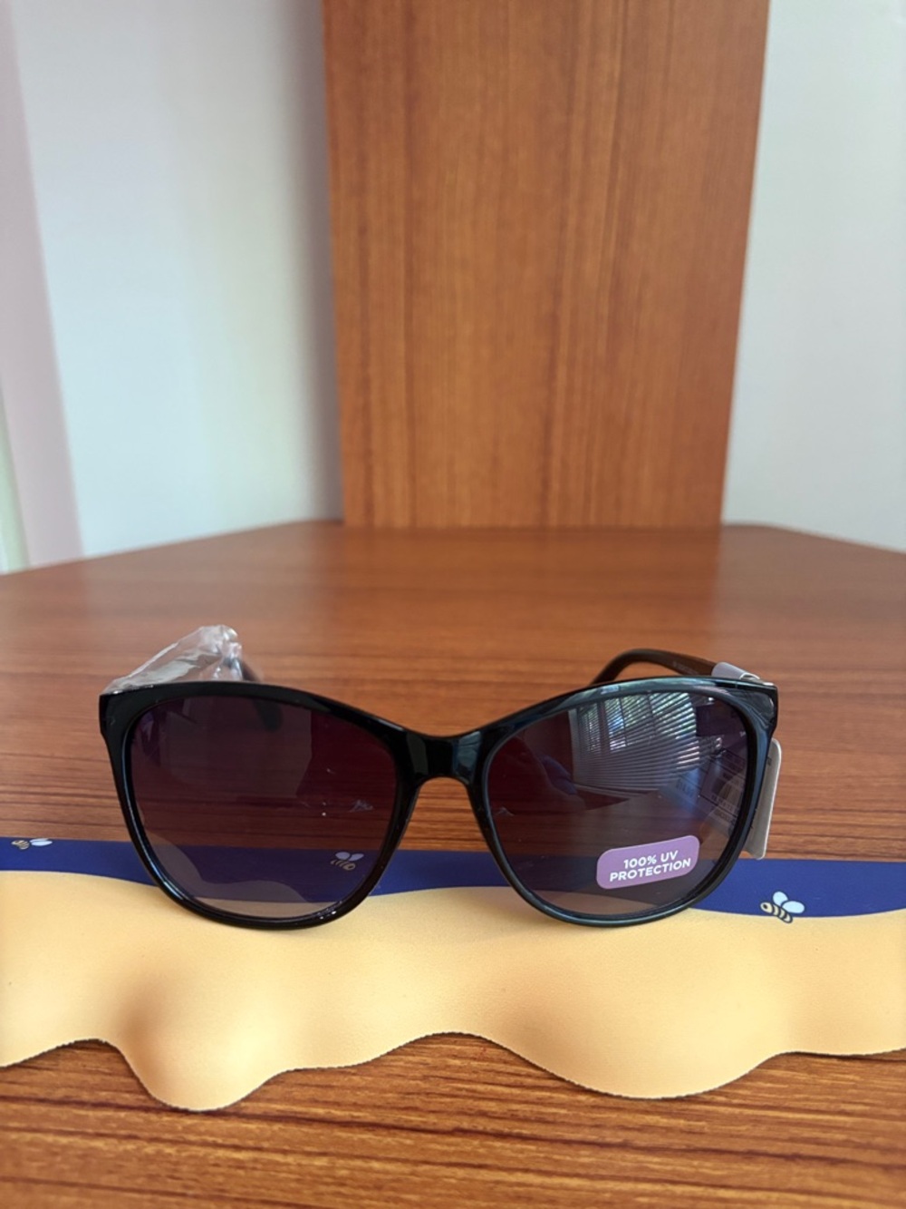 Women's Black Sunglasses with UV Protection